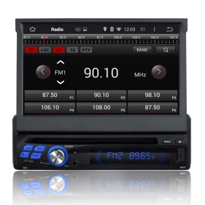 Универсальная автомагнитола 1DIN Carmedia KD-8600-P5 Android 9.0 DSP