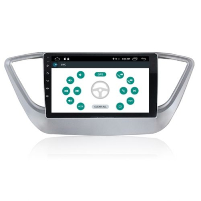 Штатное головное устройство Android 6.0 Carmedia MKD-1057 для HYUNDAI Solaris 2017+