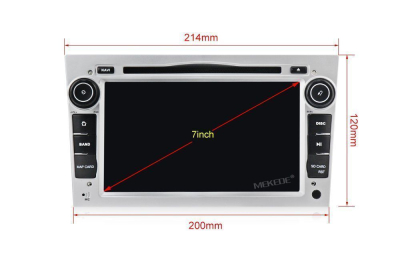 Штатная автомагнитола Opel Astra H, Vectra C, Corsa D, Antara, Vivaro, Meriva, Zafira (серебро) Carmedia MKD-7408-P30-s Android 10 DSP