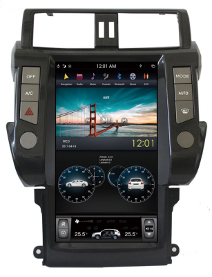 Магнитола Tesla для Toyota Land Cruiser Prado 150 2009-2013 на Android 8.1 CARMEDIA ZF-1817H