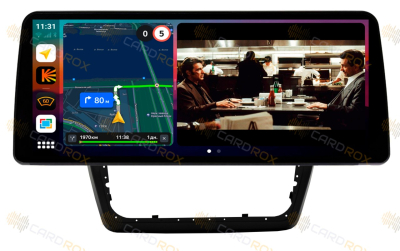 Штатная магнитола Skoda Yeti 2009-2018 с кондиционером на Android 10, DSP, 4G, IPS, Carplay - Cardrox CD-4407-12 (12 дюймов)