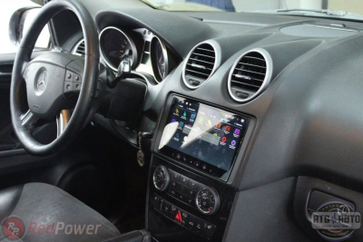 Автомагнитола штатная RedPower K 51168 R IPS DSP на Android 8.0 для Mercedes-Benz ML-GL 2006-2012 (чёрный матовый)