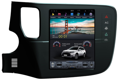 Магнитола Tesla для Mitsubishi Outlander 2012-2017 на Android 7.1 CARMEDIA ZF-1109
