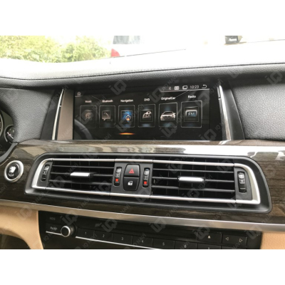 Автомагнитола на Android 8.1.0 IQ NAVI R6-1129 BMW 7 series Restyle (F01 / F02 / F04) (2012-2015) AUX