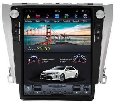 Магнитола Tesla для Toyota Camry 11.2011+ (V50, V55) на Android 9.0 Carmedia ZF-1206-DSP