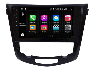 Штатное головное устройство Nissan X-Trail, Qashqai (2014+) 10 дюймов на Android 9.0 NaviPilot DROID7L NPD9L-WR-N5665/L5665-10