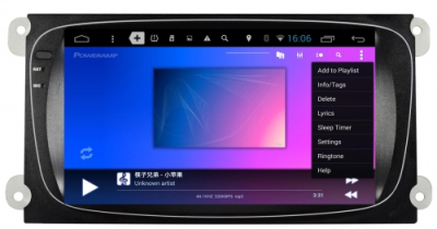 Штатное головное устройство Android 7.1 Carmedia DAFT-5695 для FORD Focus II, Mondeo, S-MAX, Galaxy, Tourneo, Transit Connect черный