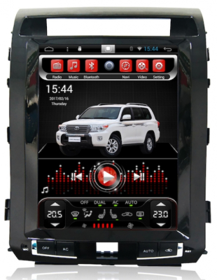 Головное устройство 12 дюймов TOYOTA Land Cruiser 200 2007-2015 Elegance на Android 6.0 CARMEDIA SP-12102-T8 tesla-style Головное устройство 12 дюймов TOYOTA Land Cruiser 200 2007-2015 Elegance на Android 6.0 CARMEDIA SP-12102-T8 tesla-style