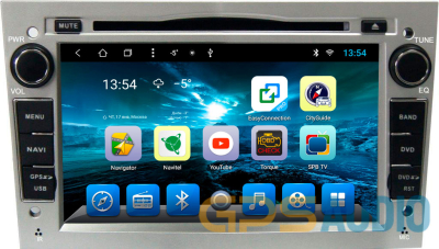 Штатное головное устройство Opel Astra на Android 8.1 CARMEDIA KR-7132-s-T8