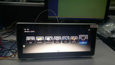 Штатное головное устройство Android 4.4 Carmedia UB-6621 для Mercedes Benz C класс W205 2014+ и GLC 2015+