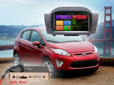Штатное головное устройство RedPower 31141 DVD IPS DSP на Android 7.1+ для Ford Fiesta (2015+) с DVD приводом