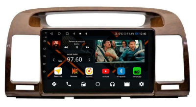 Штатная магнитола Toyota Camry V30 2001-2005 (под дерево) на Android 11, DSP, 4G, IPS / QLED 2K, Carplay - Cardrox CD-4315