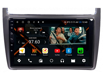Штатная магнитола Volkswagen Polo 2010-2019 черный на Android 11 - Cardrox CD-4212M