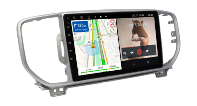 Штатная магнитола Kia Sportage 2016-2018, черный на Android 11 - Cardrox CD-4043M-B