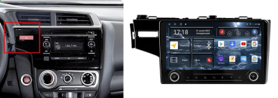 Автомагнитола штатная Redpower K75236 на Android 10 для для Honda Jazz, Fit (2014-2017)