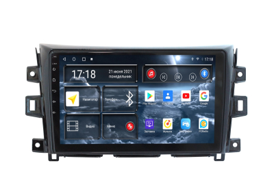 Автомагнитола штатная с 2K экраном RedPower 71028 Slim на Android 10 для Nissan Navara (2014-2020)