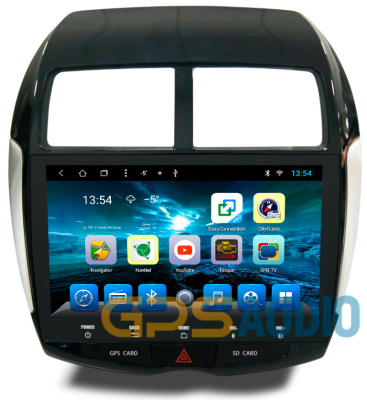 Головное устройство Mitsubishi ASX, RVR Citroen C4 AirCross,  Peugeot 4008 на Android 8.1 CARMEDIA KR-1046-T8