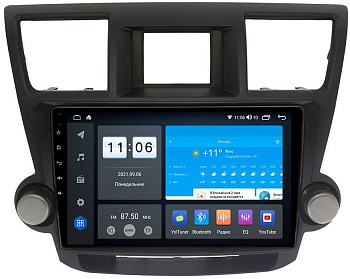 Штатная магнитола VOMI ZX553R10-7862-LTE для Toyota Highlander 2009-2014 c энкодерами на Android 10
