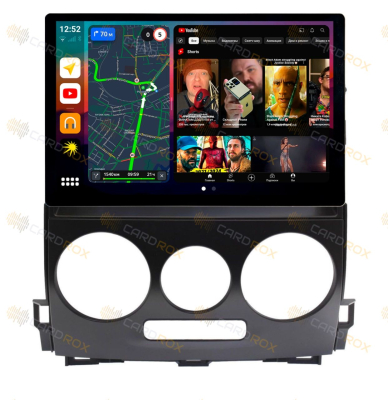 Штатная магнитола Toyota Prado 120 2002-2009 (для авто без нави) на Android 10, DSP, 4G, IPS, Carplay - Cardrox CD-4542-13 (11-13 дюймов)