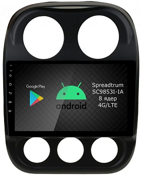 Штатная магнитола Roximo RI-2203-8 для Jeep Compass, 2011-2016 на Android 12 (8/128Gb)