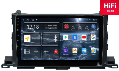 Автомагнитола штатная Redpower 75184 на Android 10 для для Toyota Highlander 3-поколение XU50 (03.2013-07.2020)