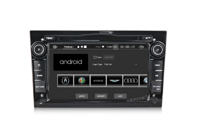 Штатное головное устройство Opel Astra H, Vectra С, Corsa D, Antara, Vivaro, Meriva, Zafira (черный лак) на Android 10 Carmedia MKD-7408-P6-8-b