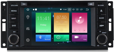 Штатное головное устройство Jeep, Crysler, Dodge на Android 11 Carmedia MKD-J613-P6N