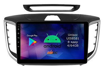 Штатная магнитола для Hyundai Creta (авто с камерой без нави) на Android 14 - Airoc RMN-2010-M17