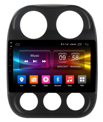 Штатная магнитола Ownice G10 S1252E для Jeep Compass (Android 8.1.0)