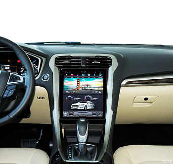 Магнитола Tesla для Ford Mondeo 5 2015+ кондиционер Android 11 - Carmedia ZF-1201M-Q6