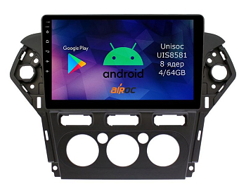 Штатная магнитола для Ford Mondeo 4, 2010-2015 (кондиционер) на Android 14 - Airoc RMN-1713M