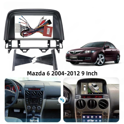 Штатная магнитола для Mazda 6 2007-2012 на Android 10, DSP, HDMI, Интерьерная подсветка - Carmedia SF-9506-A-D
