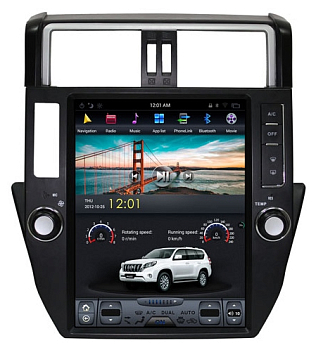 Магнитола Tesla для Toyota Land Cruiser Prado 150 2009-2013 на Android 8.1 CARMEDIA ZF-1221