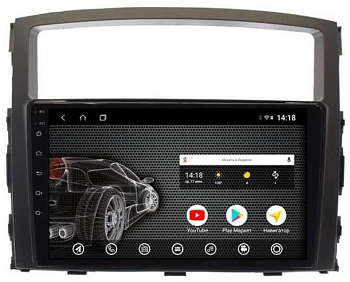 Штатная магнитола на Android 10 VOMI ST2735-TS9 для Mitsubishi Pajero 4 2006-2020