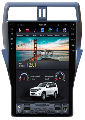 Магнитола Tesla для Toyota Land Cruiser Prado 150 2017+ на Android 9.0 CARMEDIA ZF-1805-DSP