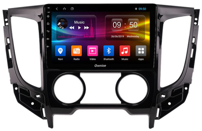 Штатная магнитола для Mitsubishi Pajero Sport, L200 2017+ (кондиционер) на Android 12 (14), (QLED/2K) - Carmedia OL-9567-1-NPQU