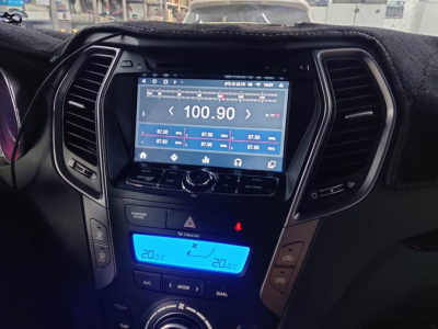 Штатное головное устройство для Huyndai Santa Fe 2012+ (DM), Grand Santa Fe 2014+ на Android 10 Carmedia KR-8022-S10