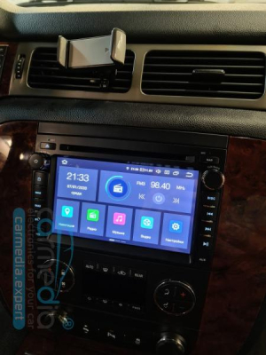 Магнитола для Chevrolet Tahoe 2006+ и др., Hummer H2 на Android 10 - Carmedia MKD-G727-P6 Магнитола для Chevrolet Tahoe 2006+ и др., Hummer H2 на Android 10 - Carmedia MKD-G727-P6