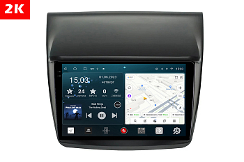 Автомагнитола штатная с 2K экраном Redpower 75038BC на Android 10 для Mitsubishi L200 (2013-2015), Pajero Sport (2008-2014)