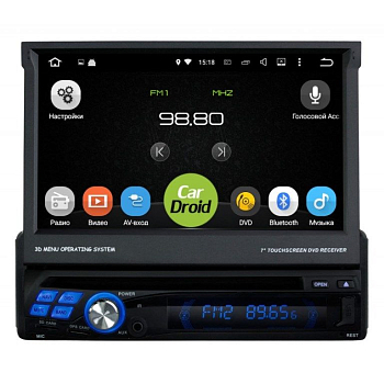 Универсальная магнитола Roximo CarDroid RD-1001D 1DIN 7 дюймов (Android 9.0) DSP