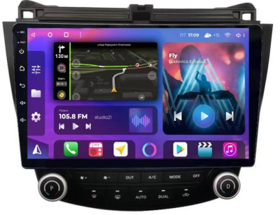 Штатная магнитола для Honda Accord VII 2002-2008 на Android 13, QLED/2K, 4G - FarCar S500 Plus (3222M)