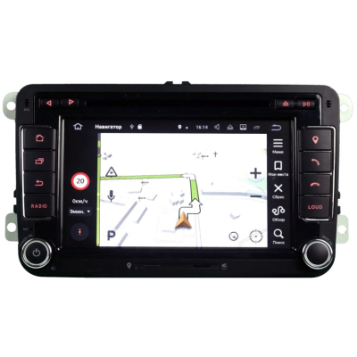 Штатная магнитола для Volkswagen и Skoda экран 7 дюймов на Android 9.0 CARDROX CR-7003