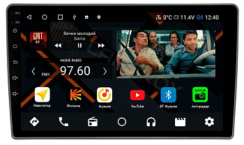Штатная магнитола Газель Некст, ГАЗон Некст 2013-2023 (10 дюймов) на Android 11, DSP, 4G, IPS / QLED 2K, Carplay - Cardrox CD-4852