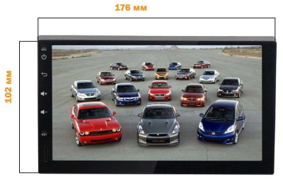 Универсальная автомагнитола 2DIN LeTrun 2584 на Android 8.0 DSP