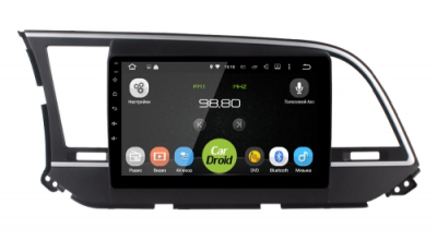Штатная магнитола CarDroid RD-2016F для Hyundai Elantra 6 (Android 10)