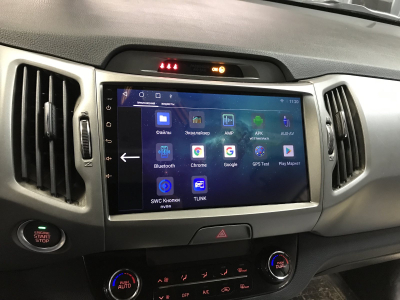 Автомагнитола штатная с 2K экраном RedPower 71074 Slim на Android 10 для Kia Sportage 2010-2016