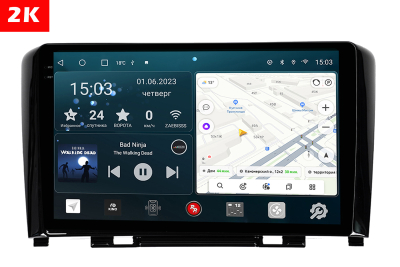 Автомагнитола штатная с 2K экраном RedPower 71179 Slim на Android 10 для Great Wall Hover H6 1-поколение (06.2012-10.2016)