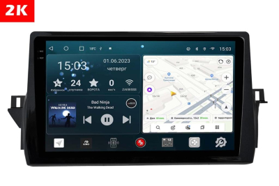 Автомагнитола штатная с 2K экраном RedPower 71332 Slim на Android 10 для Toyota Camry XV70 9-поколение, рестайлинг (11.2020-н.в.) (Стандарт, Стандарт Плюс и Классик.)