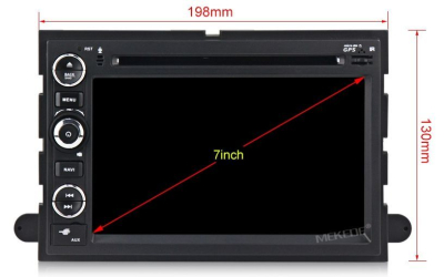 Штатная автомагнитола Ford 188х118мм Explorer, Expedition, Mustang, Edge, F-150, F250, F350, F450 Carmedia XN-7014-P5 Android 9.0 DSP