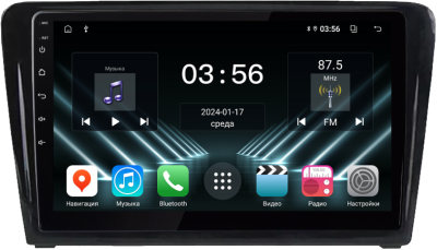 Штатная магнитола для Skoda Rapid 2012-2020 на Android 13 - FarCar (D/DX3043M)